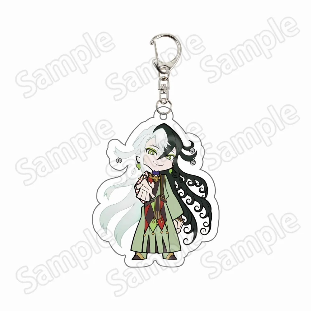 Anime Game Fate Grand Order FGO Saber Gilgamesh Mash Merlin Enkidu Ishtar Jeanne Ereshkigal Acrylic Keychain Keyring Pendant