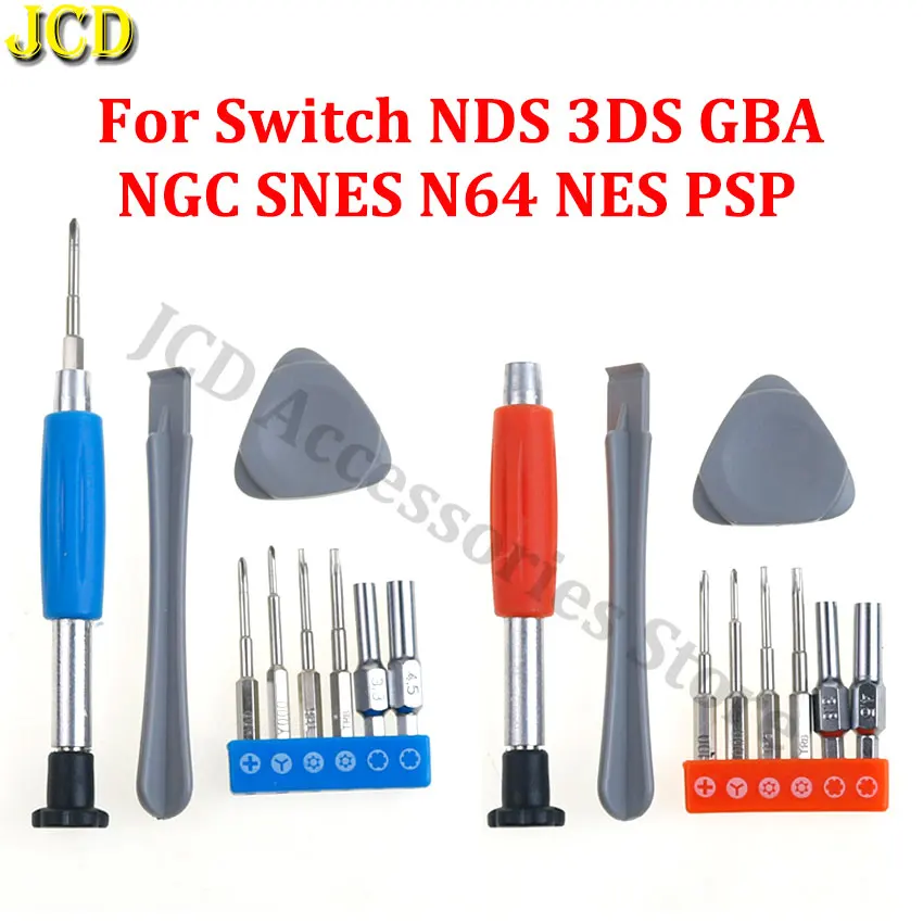 3.8mm 4.5mm T6 T8 Y Cross Screwdriver Game Console Disassembly Tool For Switch NDS NDSL NGC SNES N64 NES Wii U New 3DS PSP GBA