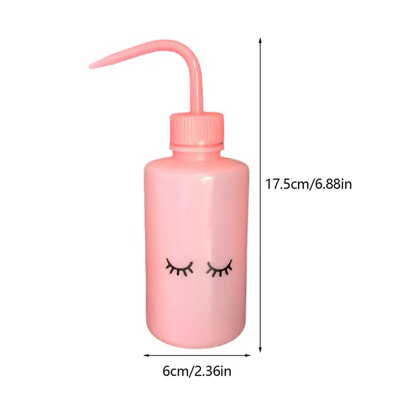 250ml Water Squirt Bottle Safety Rinse Bottle Watering Tools Plastic Squeeze Washing Bottle For Eyelash Extension Tattoo