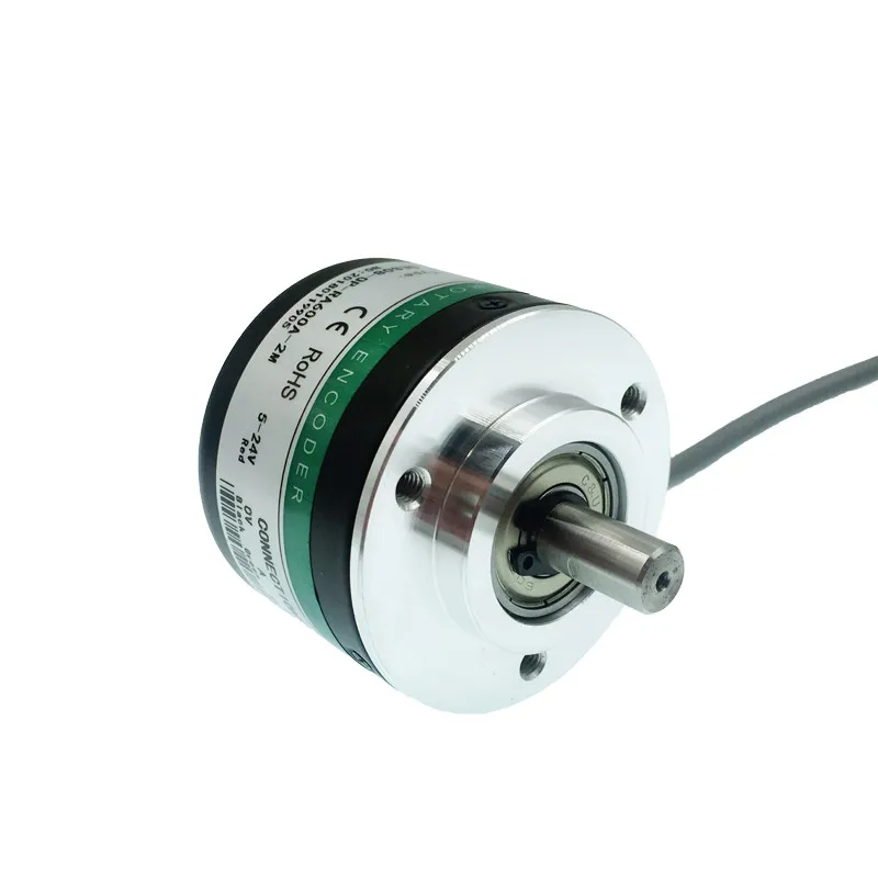 Diameter 50mm Shaft diameter 8mm Incremental rotary encoder, low-cost encoder 100-600ppr