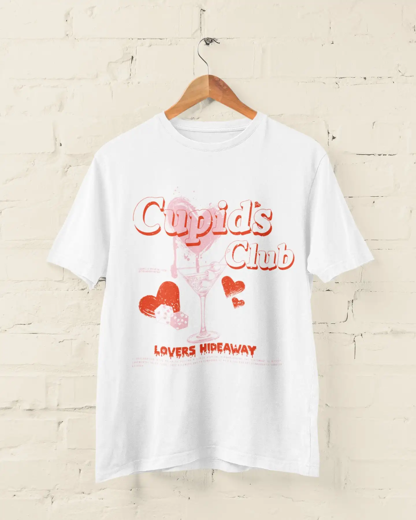 Valentine T shirt Galentine's Cupid Fun Cool Cocktail Funny Party