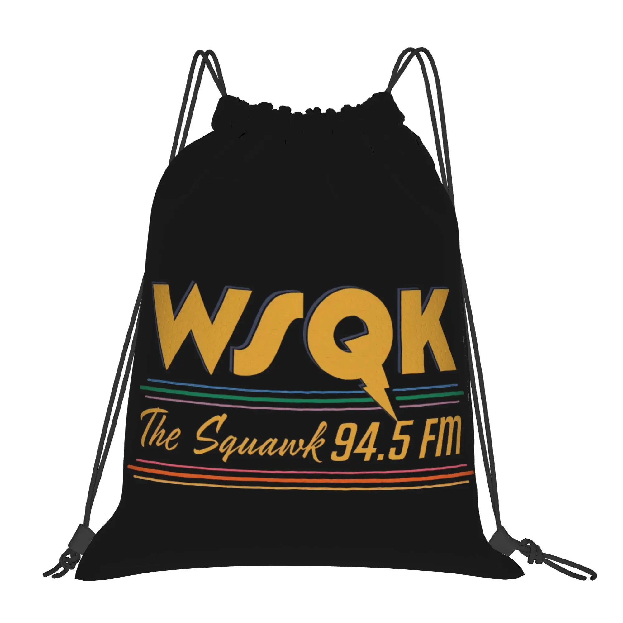 WSQK 10 WSQK Portable Hiking Drawstring Backpack Riding Backpack Gym Clothes Drawstring Bags
