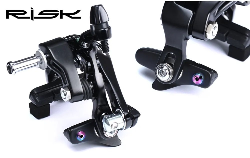 4 Stück Rennrad C Bremsbacken Befestigungsschrauben, M4 * 5,7 mm Fahrradbremssattelschrauben, Schraubenbolzen aus Titanlegierung, für 5800UT6800DA9000 – Detail 6