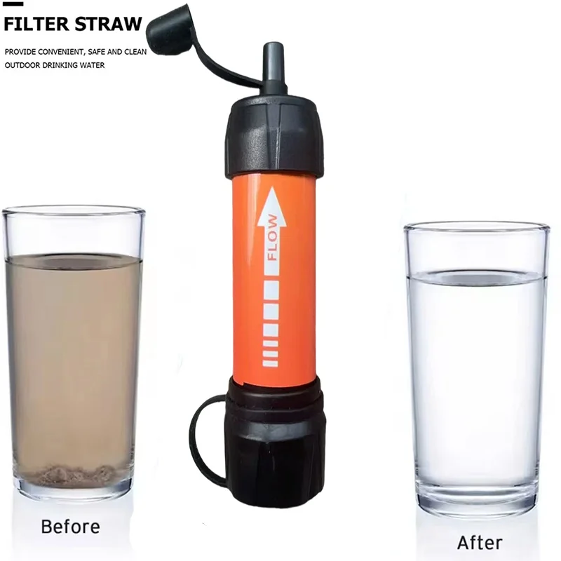 فلتر مياه محمول للطوارئ لركوب الدراجات - تنقية سريعة، لا حاجة إلى طاقة، مدمج، ضروري لركوب الدراجات/مياه الطوارئ الخارجية #6
