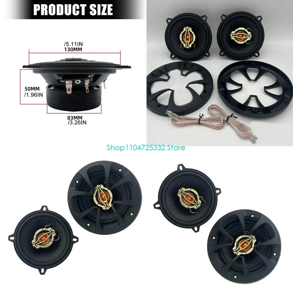 

Автомобильные колонки P5EA 13 см, твитер, чувствительность 92 дБ, для громкого и четкого воспроизведения музыки