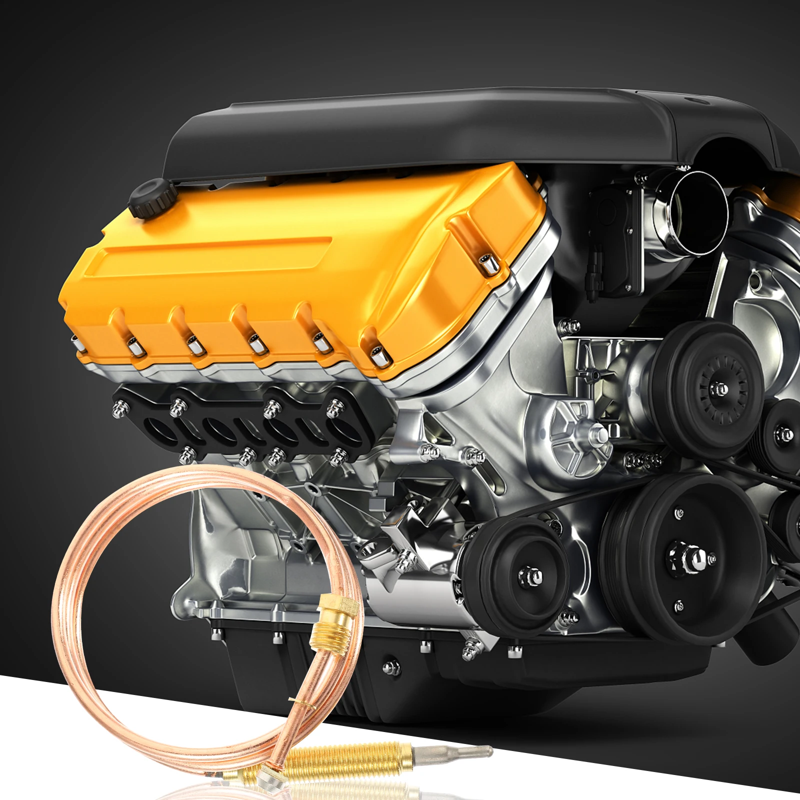 Universal Replacement Thermocouple Practical Probe Sensor Bbq Grill Stove Fireplace Heater Wear-Resistant Temperature