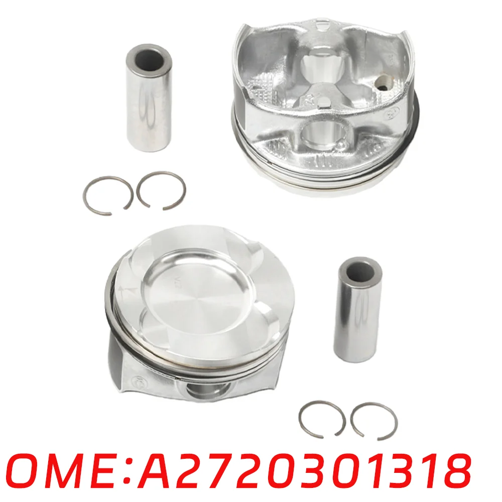 Suitable for Mercedes Benz component engine M272 ML300 E300 C250 C280 E250 R300 engine piston A2720301318 A2720301018 auto parts