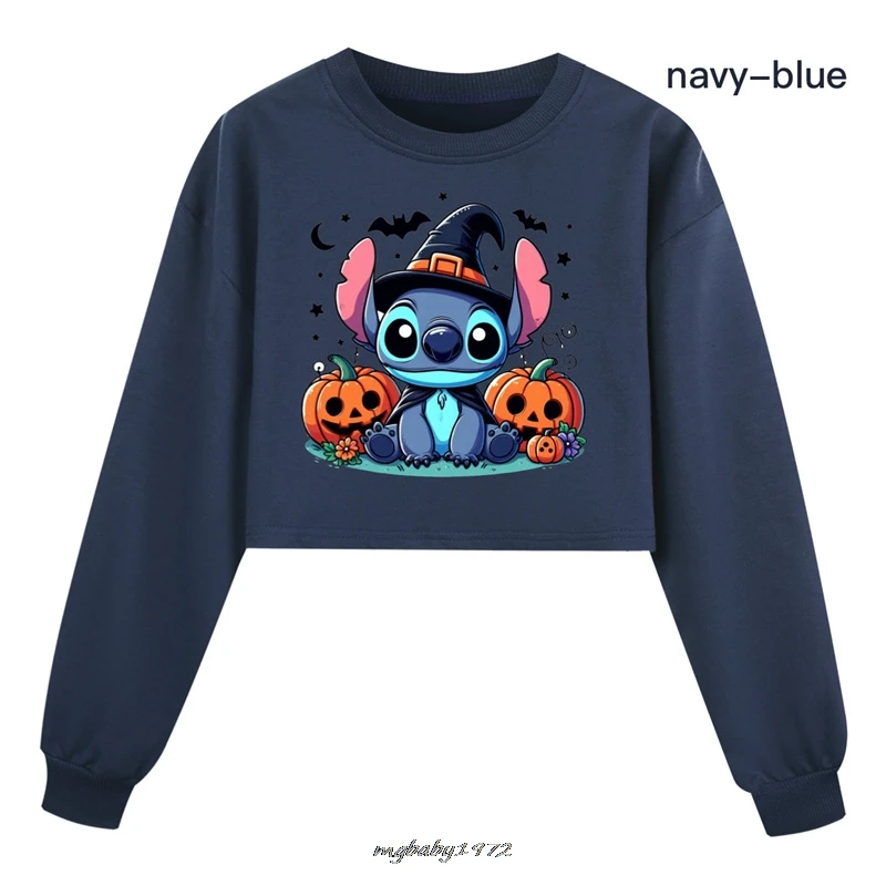 New Lilo And Stitch Spring Autumn Hoodie Kids Full Sleeve Pullover Sweatshirts Boys Hoodies Sport Costumes Girls Casual Outwear