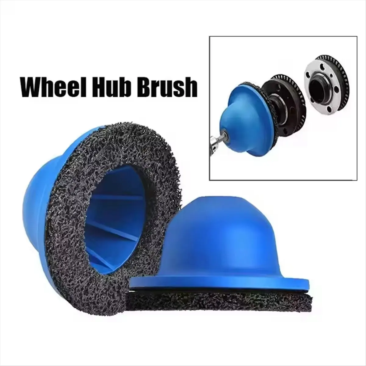 T32C New Wheel Hub Brush (150mm,1/2 .) Wheel Hub Grinder Rust Grinding/Cleaning Rotor/Rim Polishing and Grinding Disc