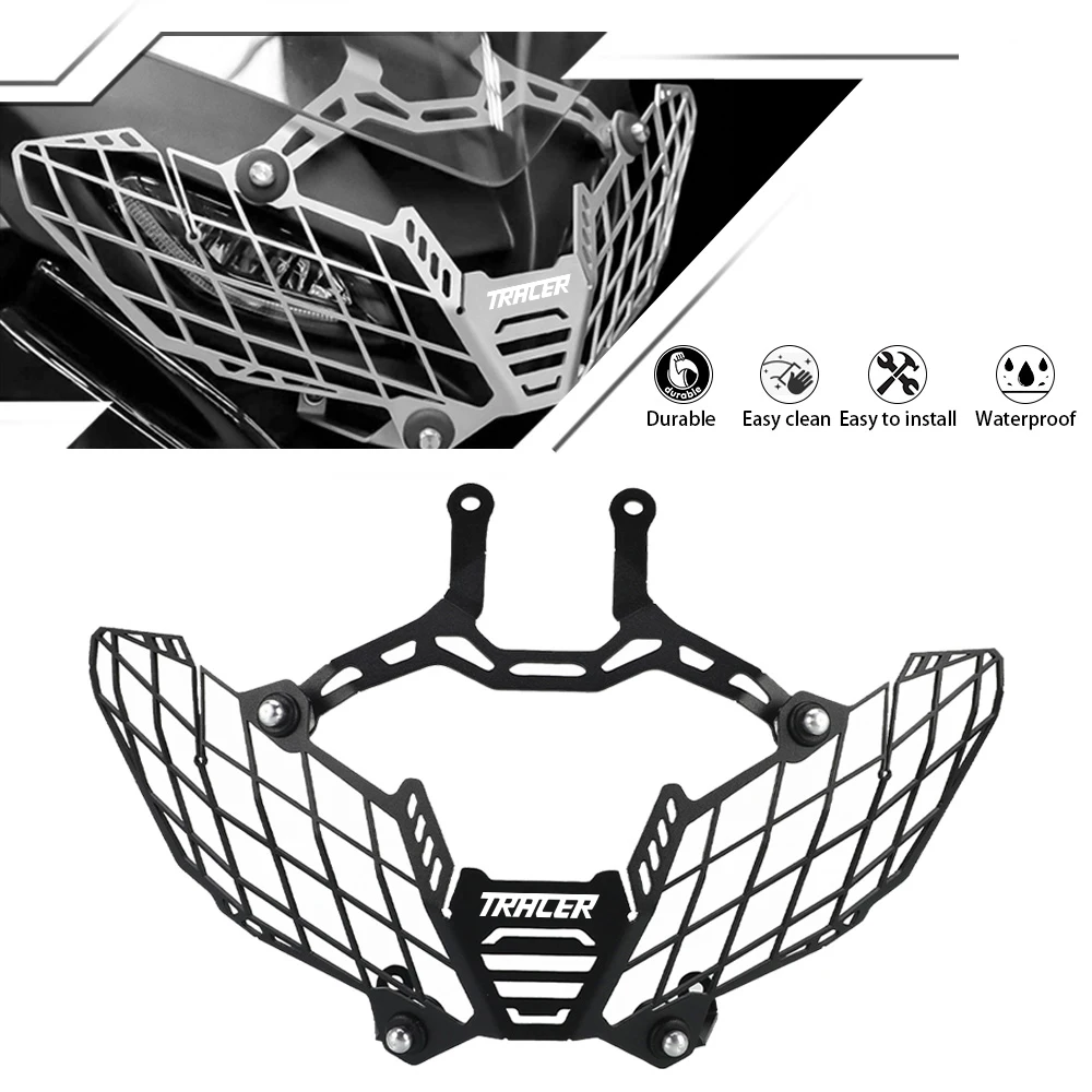 

2023 2024 For Yamaha Tracer 9 2021 2022 Tracer9GT Headlight Protector Grille Guard Cover Protection Grill Motorcycle Accessories