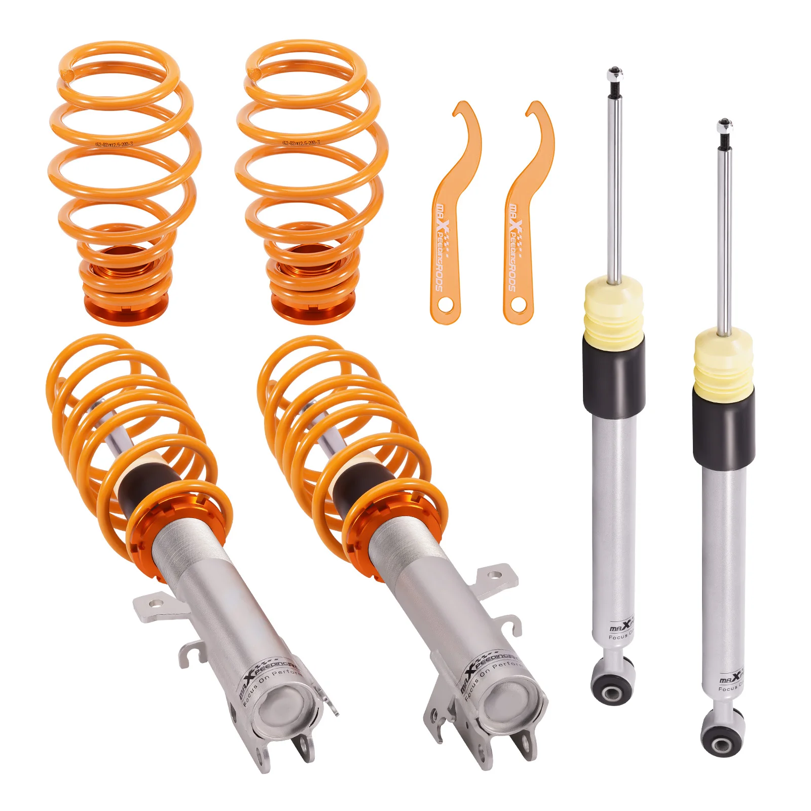 Coilovers For Ford Fiesta VII MK6 VI JA8 Shock Absorbers Shock  Lowering  Suspension Coil Spring Kit for Ford Fiesta MK7