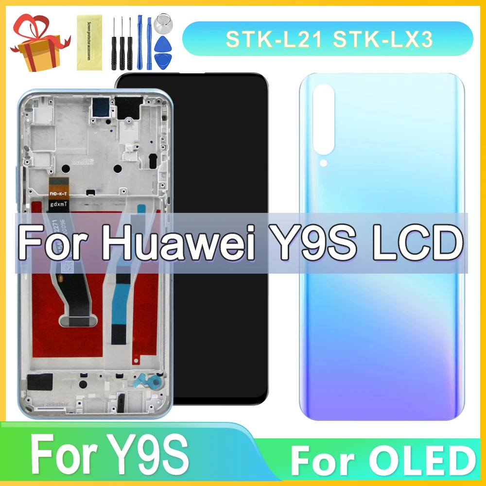 6.59'' LCD Replacement For Huawei Y9S STK-L21 STK-LX3 STK-L22 Display Touch Screen Digitizer For P Smart Pro 2019 Screen