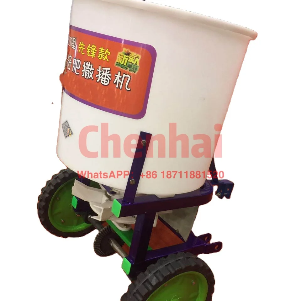 Walking tractor front fertilizer applicator with adjustable amplitude multifunctional electric fertilizer applicator manufacture