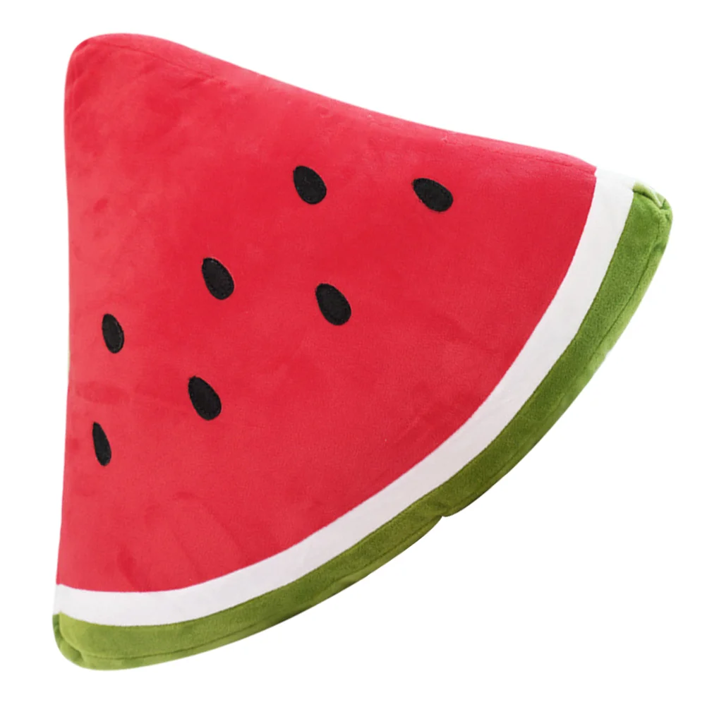 

Sofa Fluffy Watermelon Pillow Cushion Plush Stuffed Decor Decorative Slice