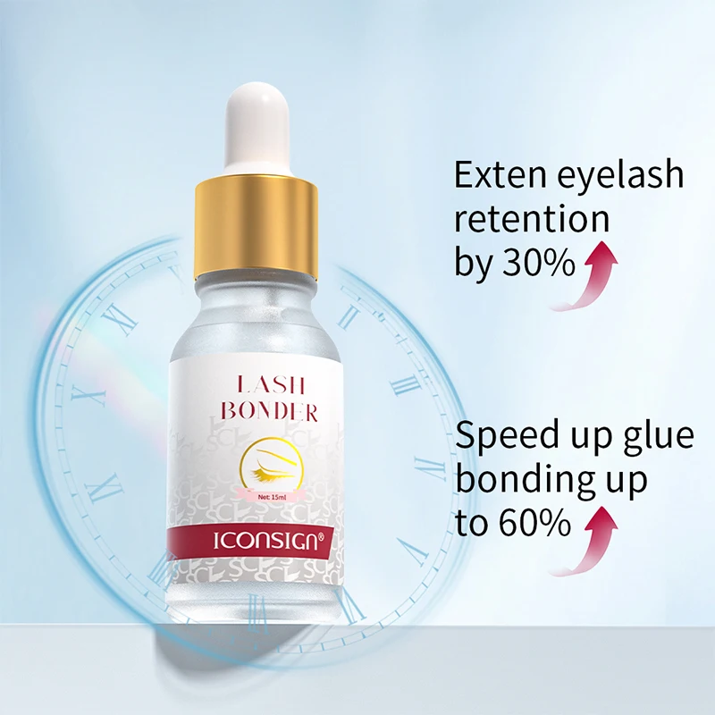 Super Bonder  Fixing Agent for Eyelash Extension Glue Clear 15ml Lashes Bonder False Lash Adhesive Makeup  Curing Lifting Liquid