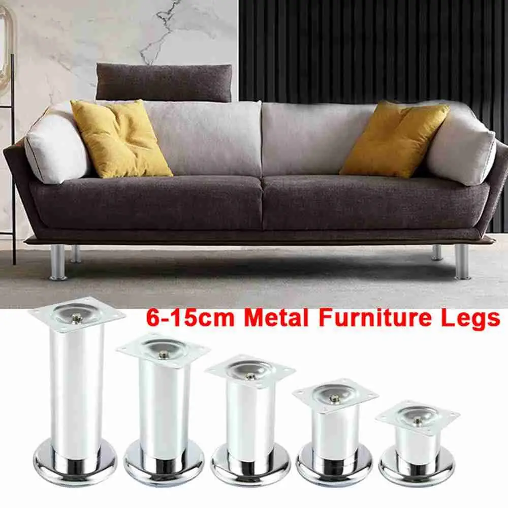 

Durable Replacement Home Supplies Raise Height Table Feet Sofa Leveling Foot Furniture legs Chrome Legs