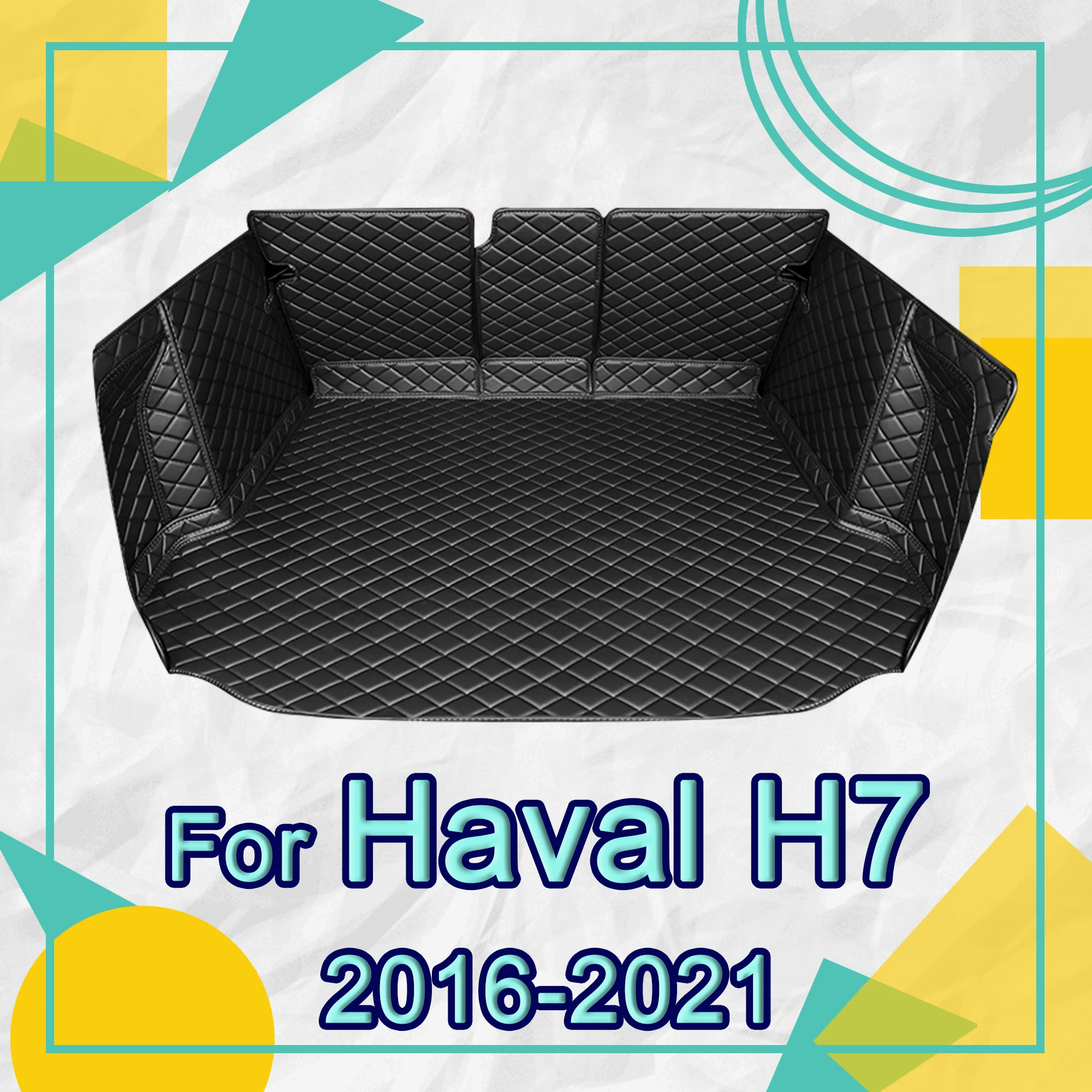 

APPDEE Car trunk mat for Haval H7 Five seats 2016 2017 2018 2019 2020 2021 cargo liner carpet interior accessories cover