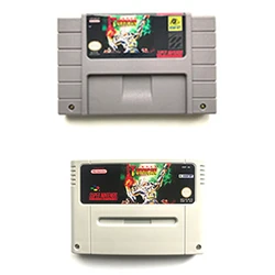 Super Turrican game cartridge For snes ntsc pal video game