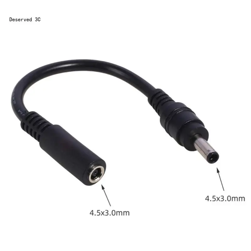 90W Power Adapter Connector Plug, for Laptop Adapter 4.5x3.0 Female to 7.4x5.0/ 5.5x2.5 7.9x5.4 4.5x3.0 Male