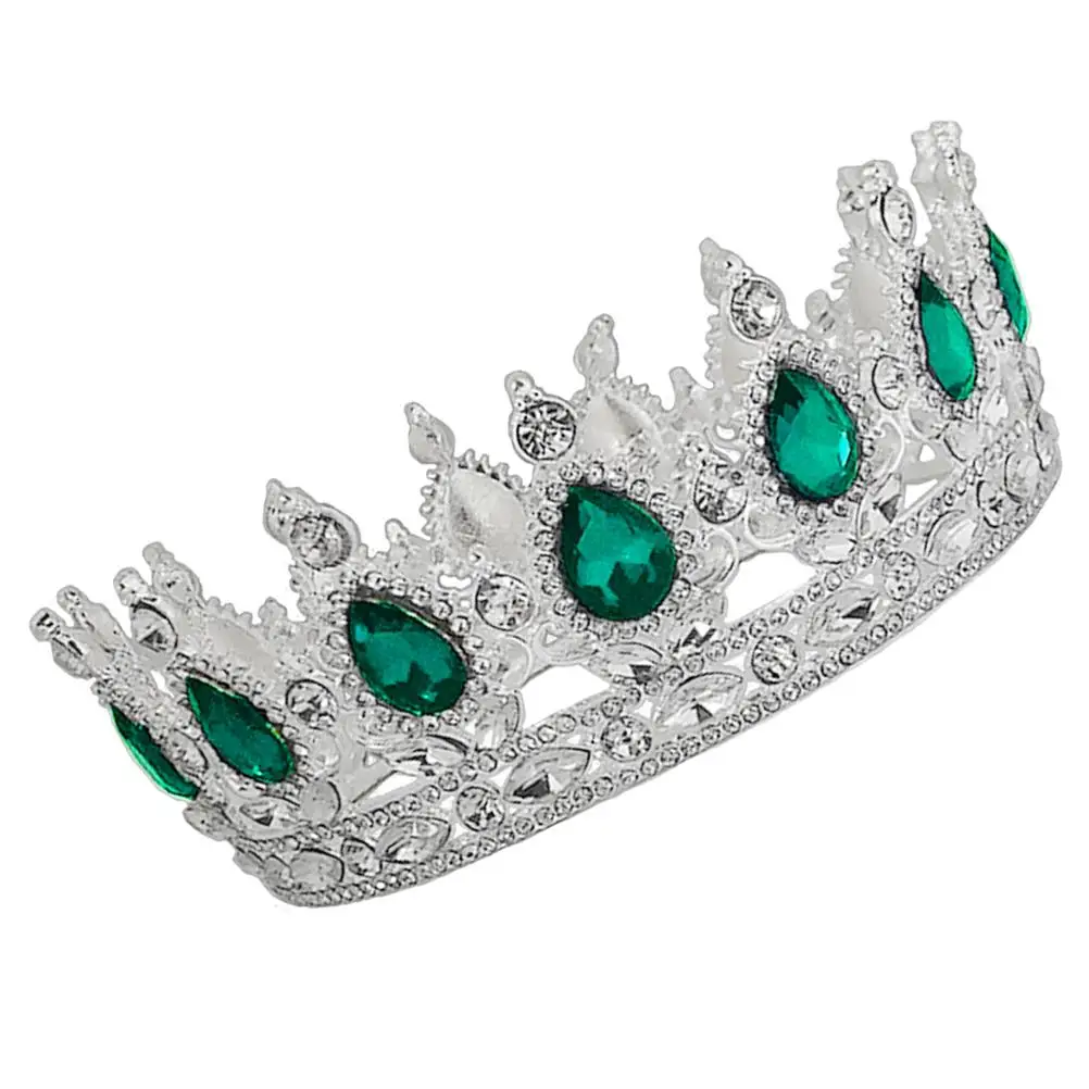 

Elegant Bride Wedding Headdress Fashion Headwear Unique Design Perfect Gift Gorgeous Color Photos Bride Crown Props