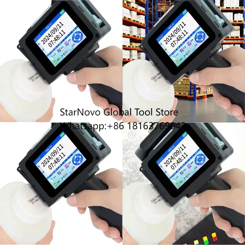 2026 Hot！ Handheld Mini Inkjet Printer Portable Card Paper Printer for Small Businesses New Condition 600dpi for Flex