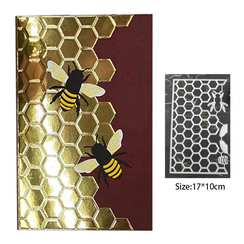 Metal Punching Knives Bee Card Making Cutting Die Scrapbook Slimline Die Cut Mold Template for Paper Craft