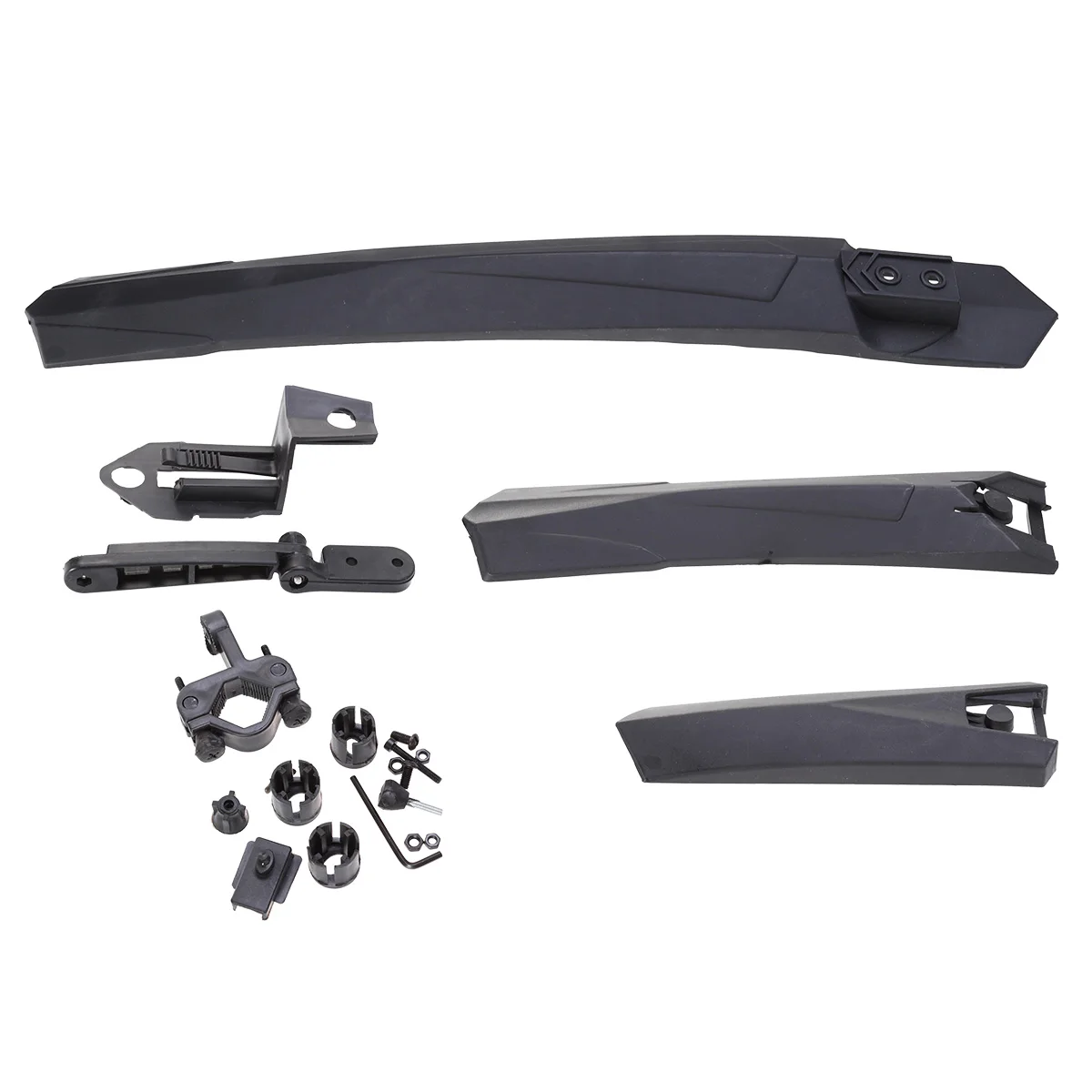 

Quick Release Mudguard Set Black Lightweight Bike Front Rear For Mountain Road Folding Bicycle Rain