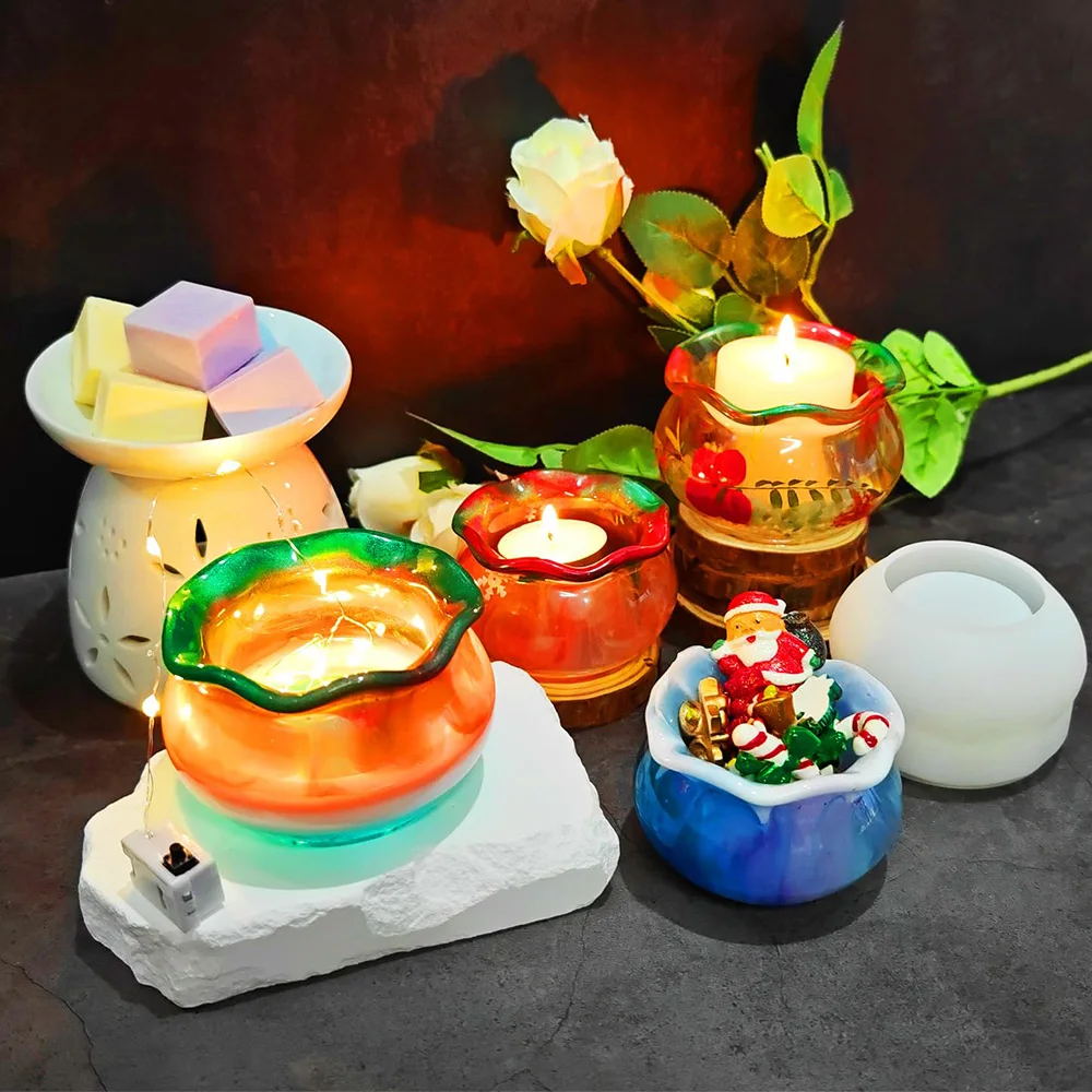 Fish Tank-Shaped Diy Resin Glue Storage Tank Mold, Creative Handmade Silicone Storage Box Mold