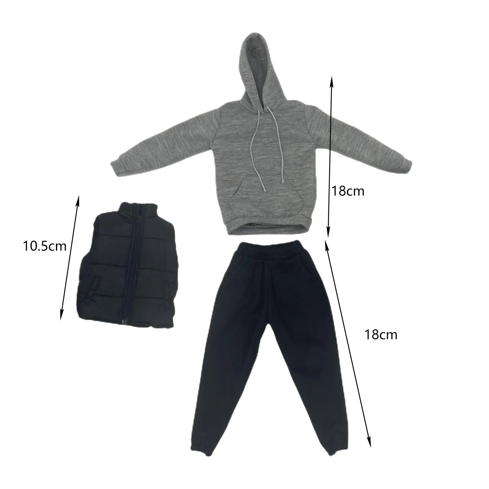 Vêtements faits à la main pour poupées masculines, accessoire Kiev illage, 3x1:6, 12