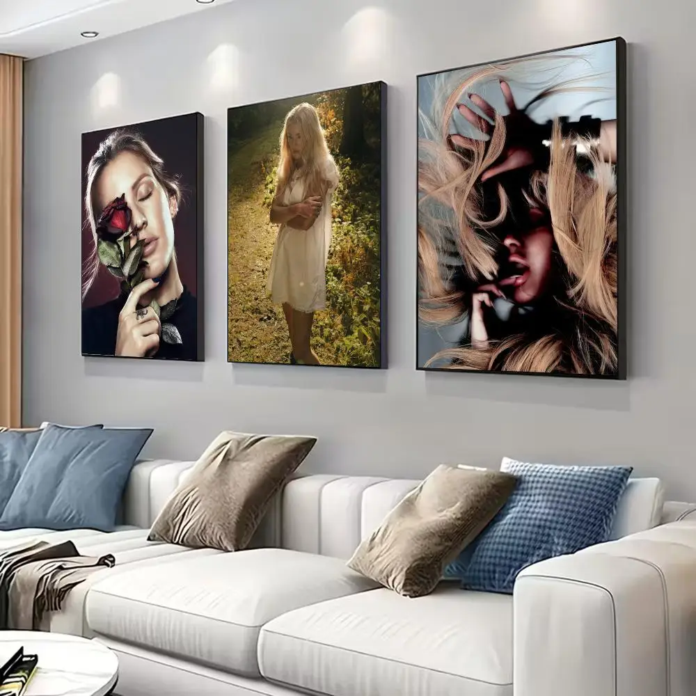Ellie G-Goulding We Know Too Much Poster for Modern Decor in Home Offices, Bedrooms, Living Rooms, Kitchens, Bathrooms.
