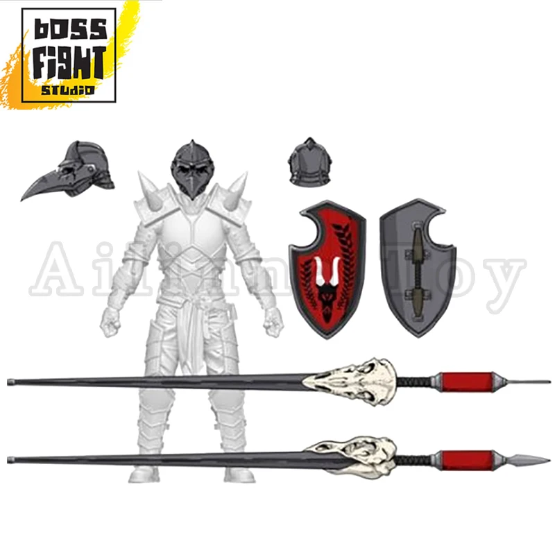 

BFS 1/18 3.75inch Boss Fight Studio Action Figure Vitruvian H.A.C.K.S.Knight of Asperity Joust Kit Anime For Gift