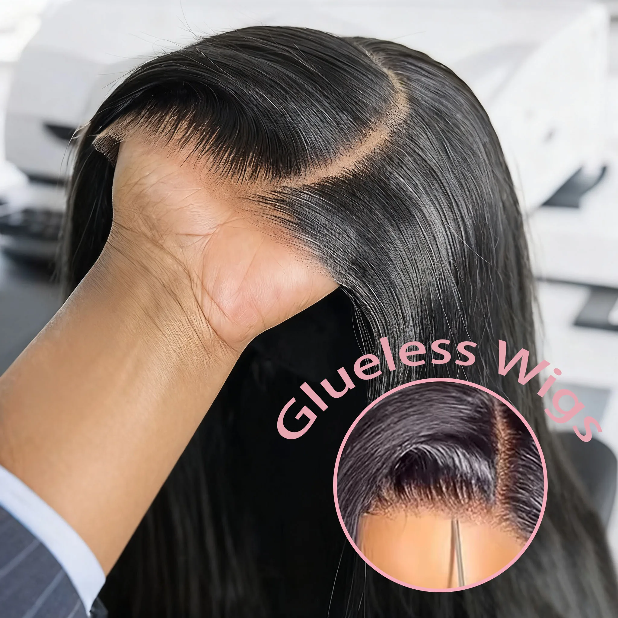 

Bone Straight Glueless HD Прозрачный парик с застежкой 5x5 13x6 Парики из натуральных волос на кружеве 30 40 дюймов Remy Lace Frontal Предварительно сорванные