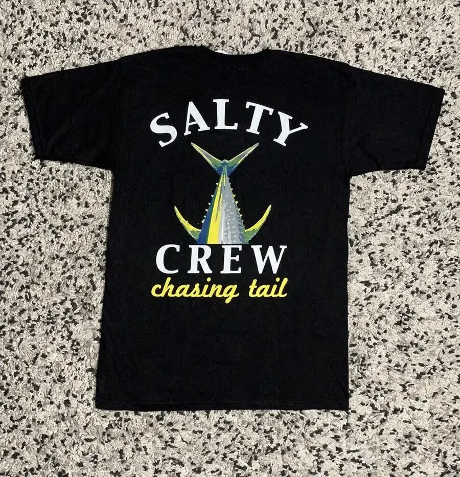 

Мужская черная футболка с коротким рукавом Salty Crew Chasing Tail, маленькая