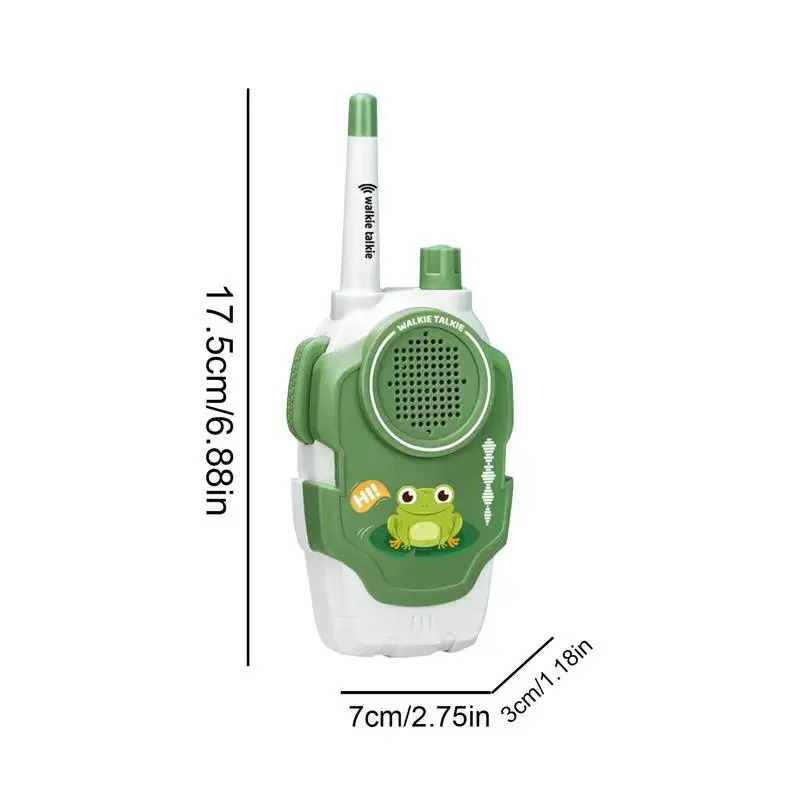 Walkie talkie mainan pintar anak-anak, Walkie talkie berbicara jarak jauh percakapan orangtua-anak mainan interaktif Radio Mini Walkie talkie