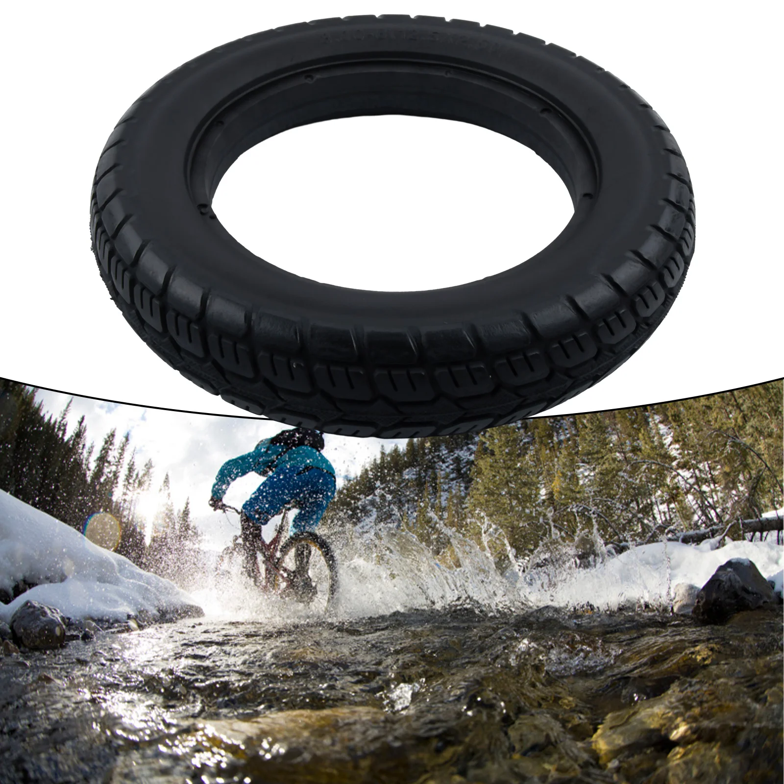 

12 Inch Solid Tire 12 12x2 14(62203) for Electric Bike Scooter 12 5x2 50 Rubber Tire Intended for Use on Private Property
