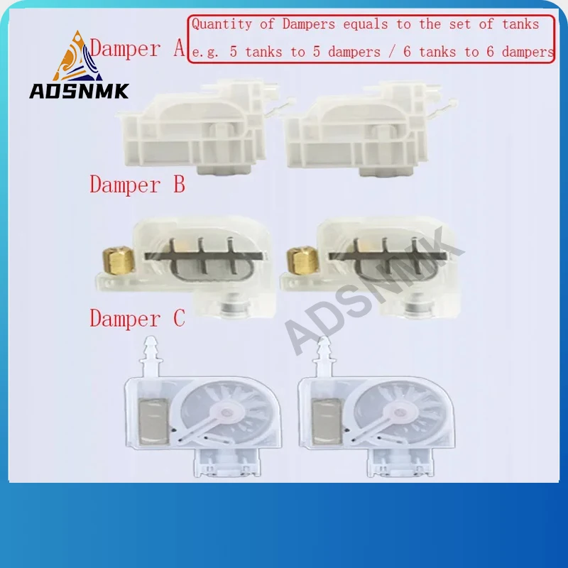 DTG Direct to Heat Transfer Film Printer 6 Colors Ink Tank 250ml DTF CISS System Sensor Light Audible Alarm CISS Ink Assy