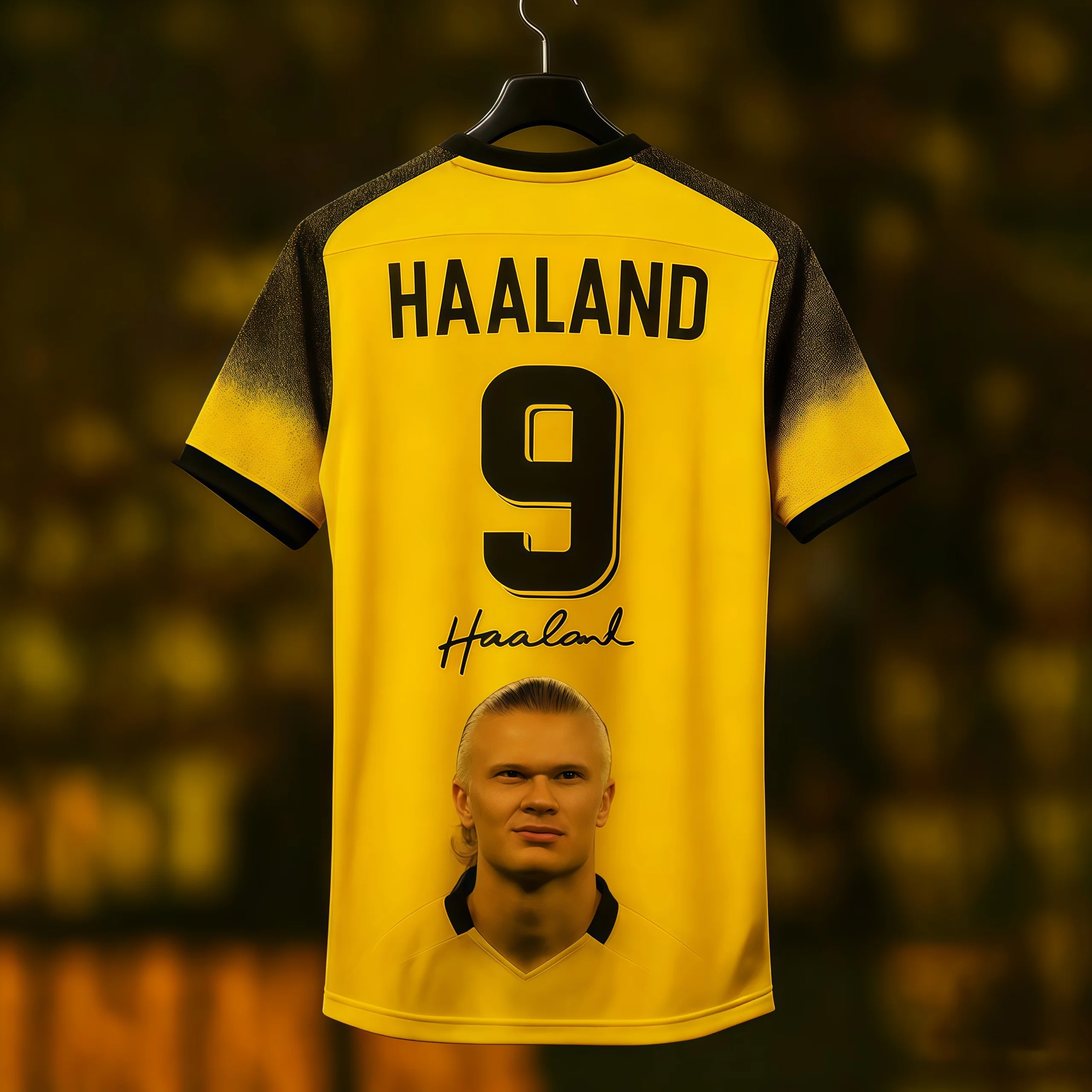 Latest Erling Haaland Football Player 3D Printed Fan Collectible Commemorative T-shirt, Daily Breathable Sports Top