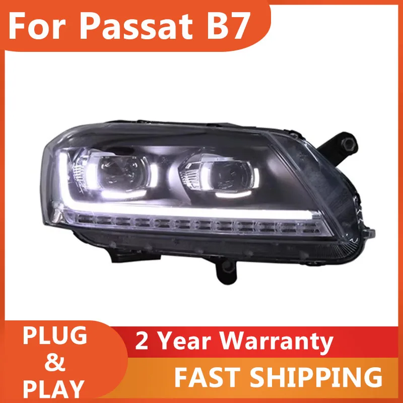 

Car Styling for New VW Passat B7 Headlights 2012 2013 2014 2015 Passat Head Light DRL Turn Signal Low High Beam Projector Lens
