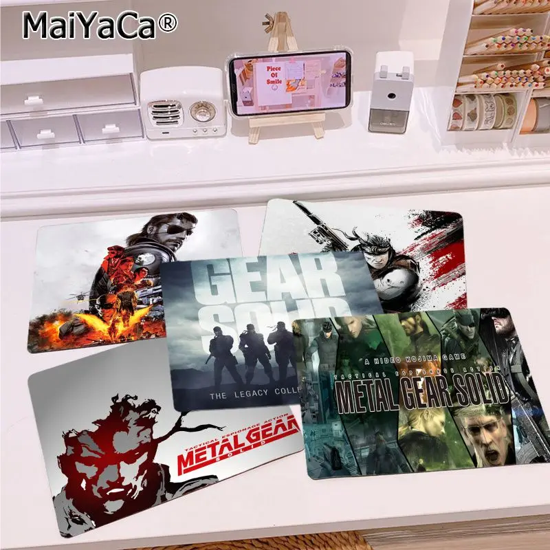 

MaiYaCa Top Quality Metal Gear Solid Laptop Gaming Mice Mousepad Top Selling Wholesale Gaming Pad mouse