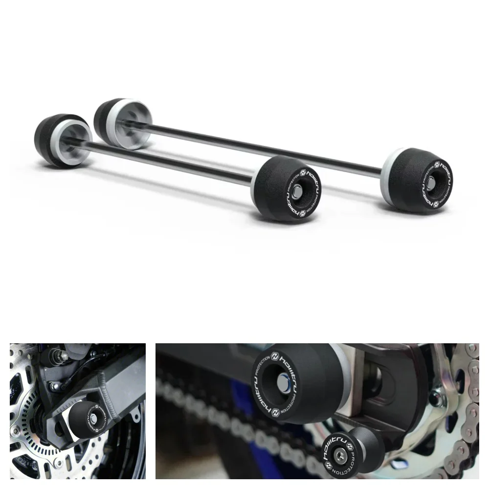 

For Suzuki GSX-R1000 GSX-R1000R 2017-2024 2025 Front Rear Axle Fork Crash Slider Motorcycle Wheel Hub Anti-Collision Block