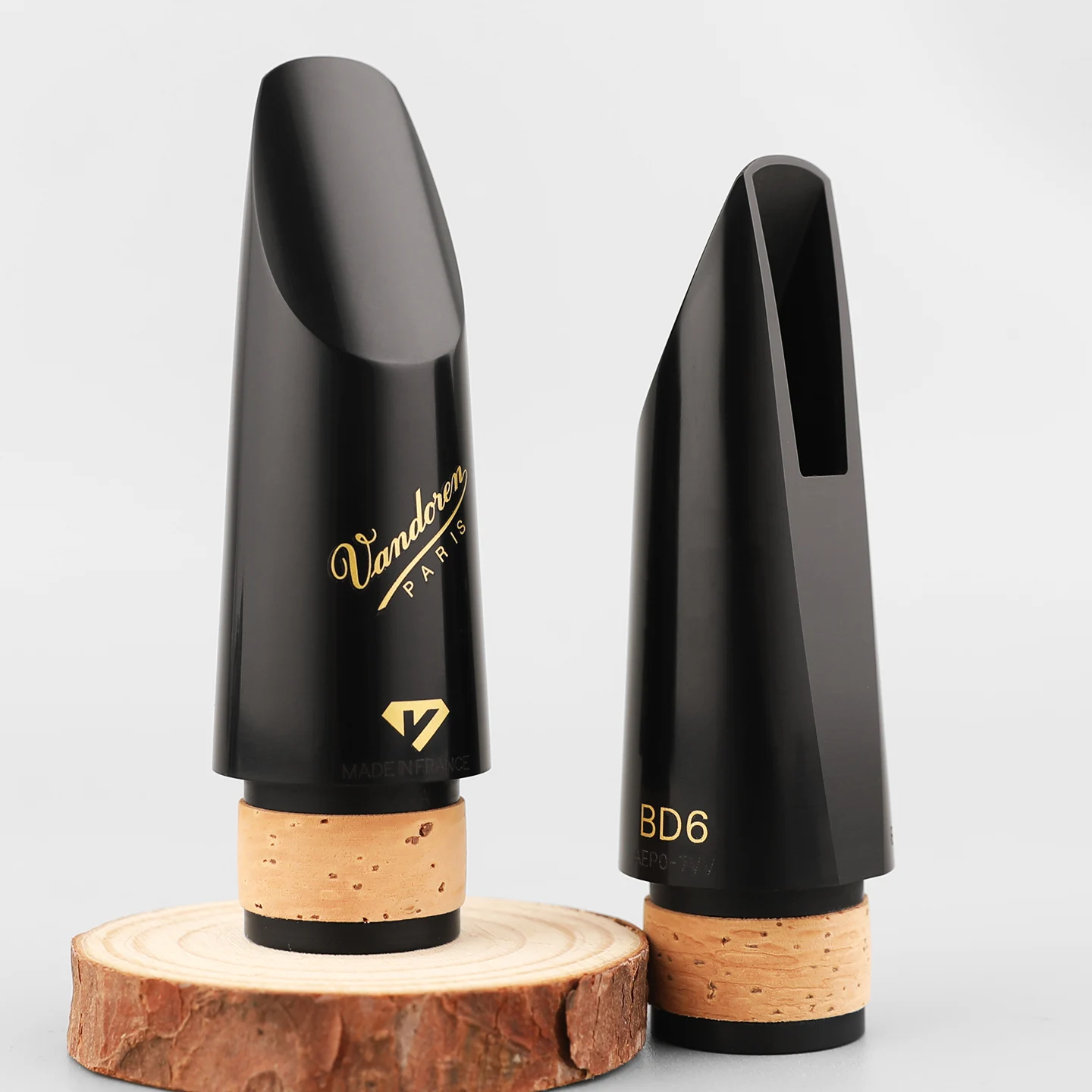 France Vandoren Clarinet Bb Hard Rubber Mouthpieces 13 Black Diamond BD4 BD5 BD6 BD7 High Density Ebonite Clarinet Mouthpiece HD