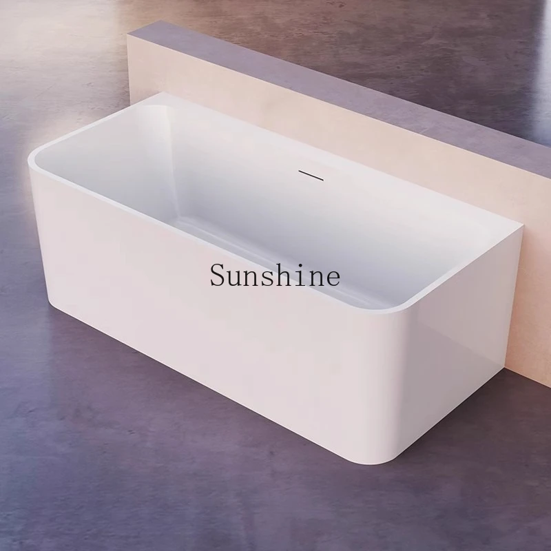 

Acrylic bathtub household small apartment independent seamless Japanese deep bubble hotel bed and breakfast