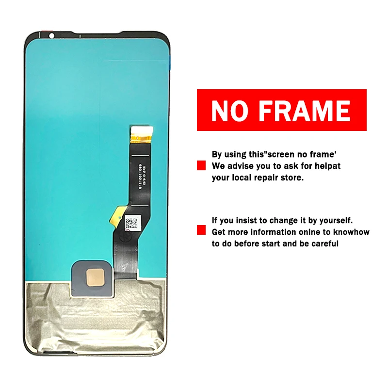 6.8”AMOLED 165Hz For ZTE nubia Red Magic 6s Pro 6S Pro LCD Display Screen Frame+Touch Panel Digitizer For RedMagic6s LCD