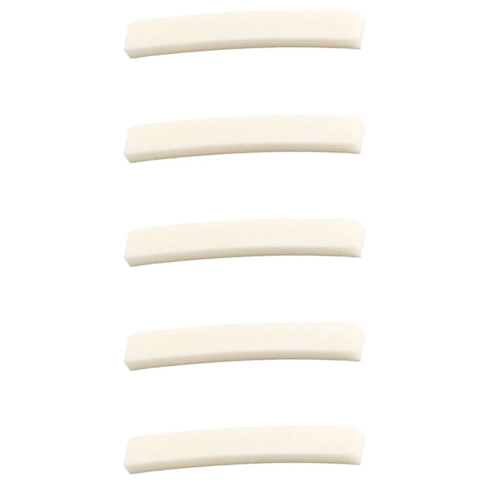 

5 Pcs Guitar Accessories Nuts Musical Instrument Parts Bone Blank for Acoustic Electric