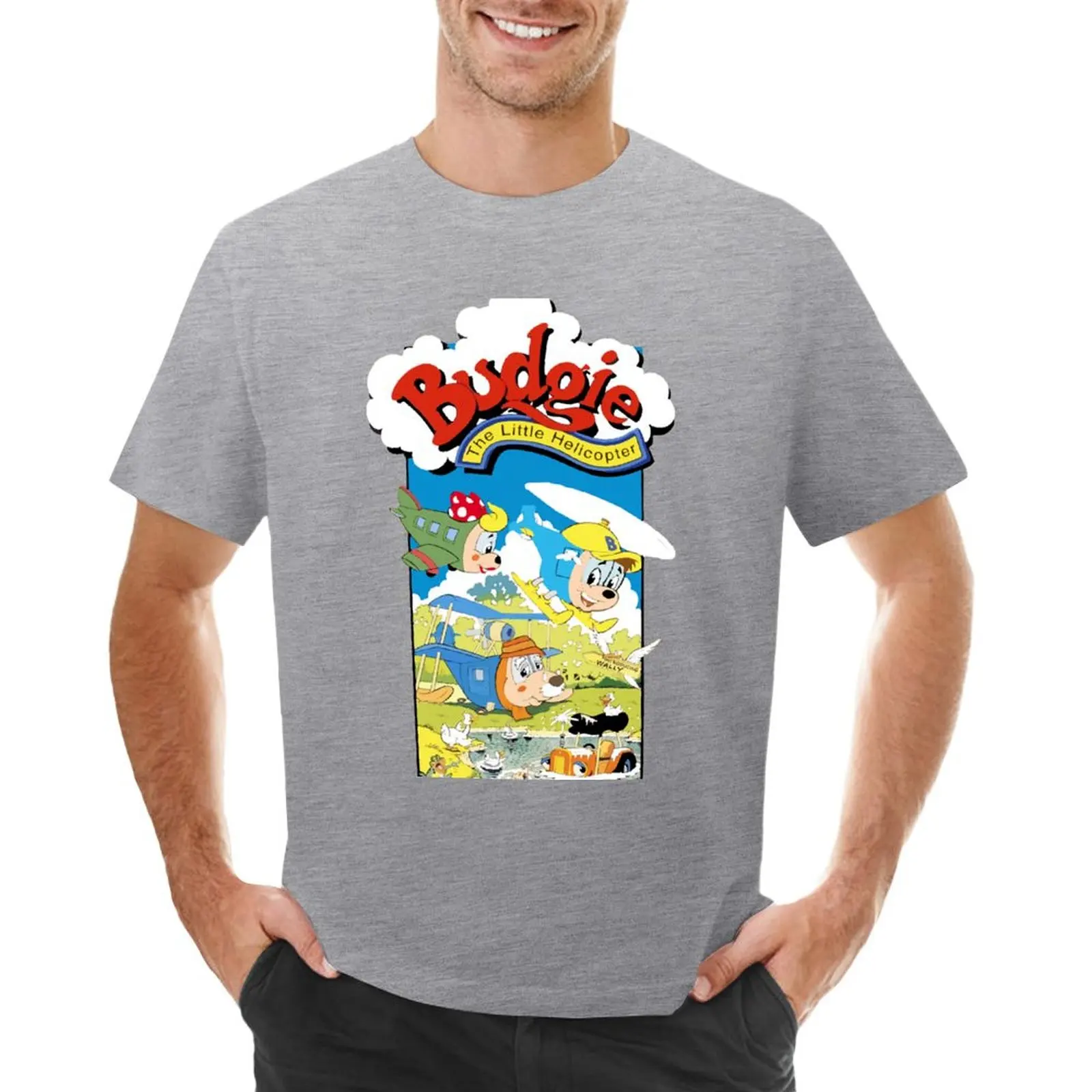 Budgie the Little Helicopter T-shirt cute clothes hippie clothes oversized mens champion t shirts