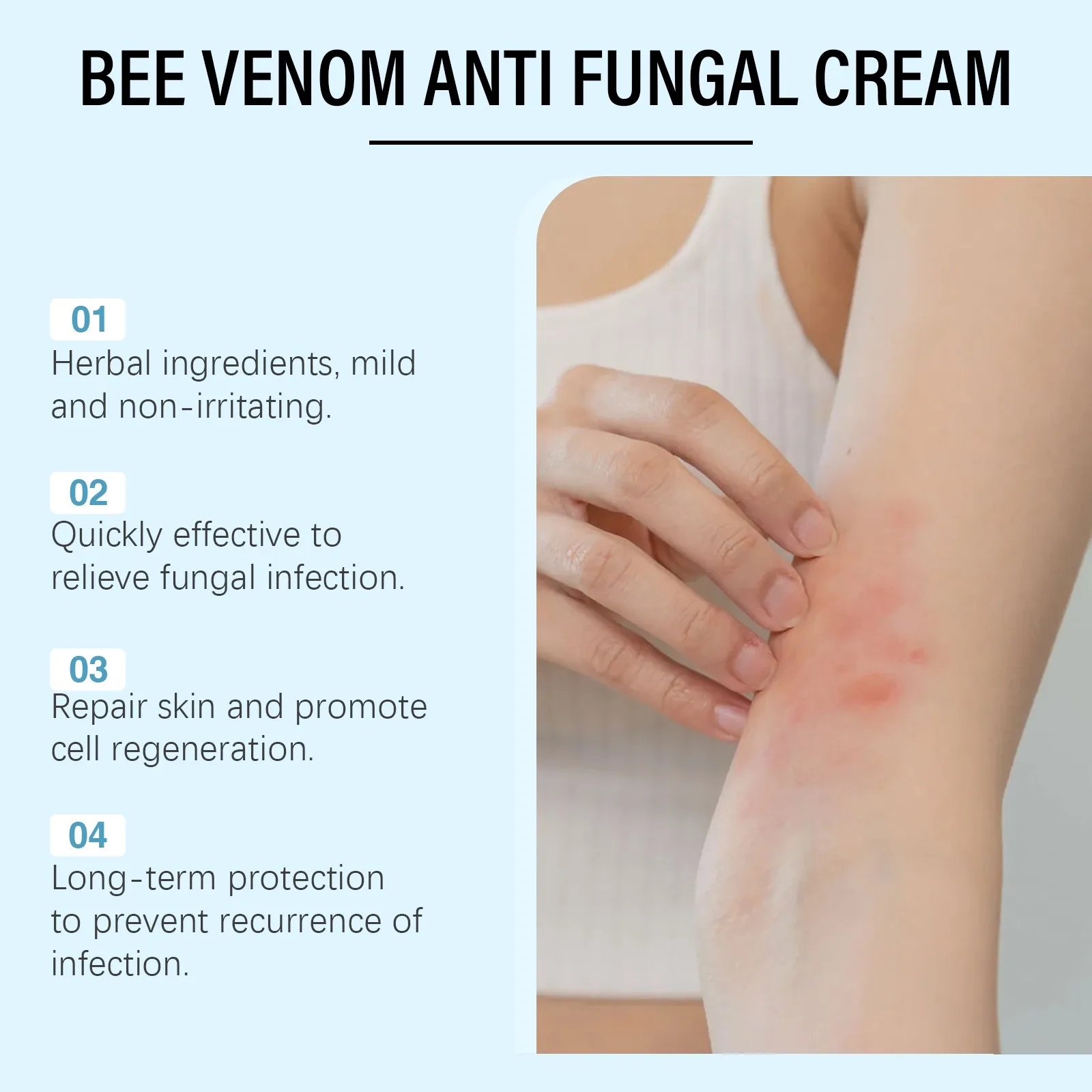 2024 New Beeanti Fungal Cream Fungus Treatmentcream Itchy Skin Relief Cream It Can Skin Ringworm Caused By Fungal