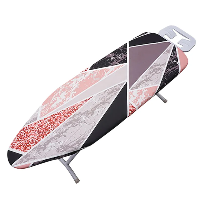 140x49CM Fabric Marbling Ironing Board Cover Protective Press Iron Folding for Ironing Cloth Guard Protect Delicate Garment Easy