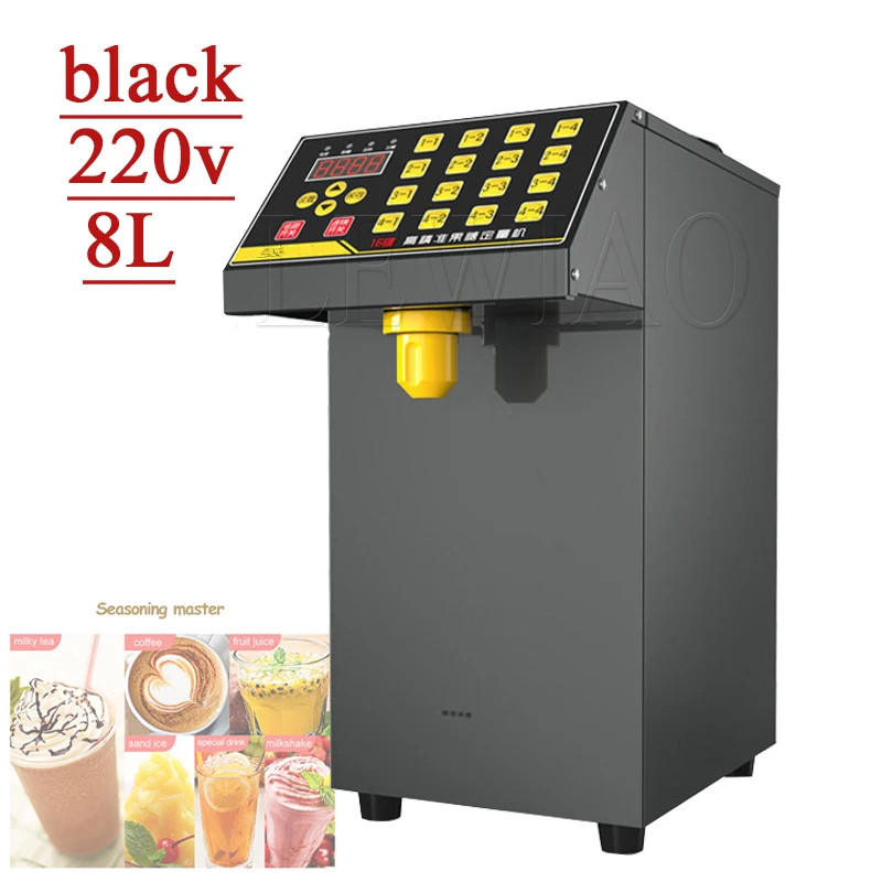 

Quantitative Fructose Machine Automatic Fructose Dispenser Stainless Steel Syrup Dispenser For Bubble Tea 8L Commercial