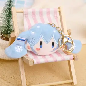 Hatsune Miku Cartoon Plüschpuppe Schlüsselbund, Stoffpuppenmodellierung, Schlüsselbundanhänger, BGA Decoration Accessoires, Geschenke 8 Hauptverkaufspuppe Miku -Puppe - №4