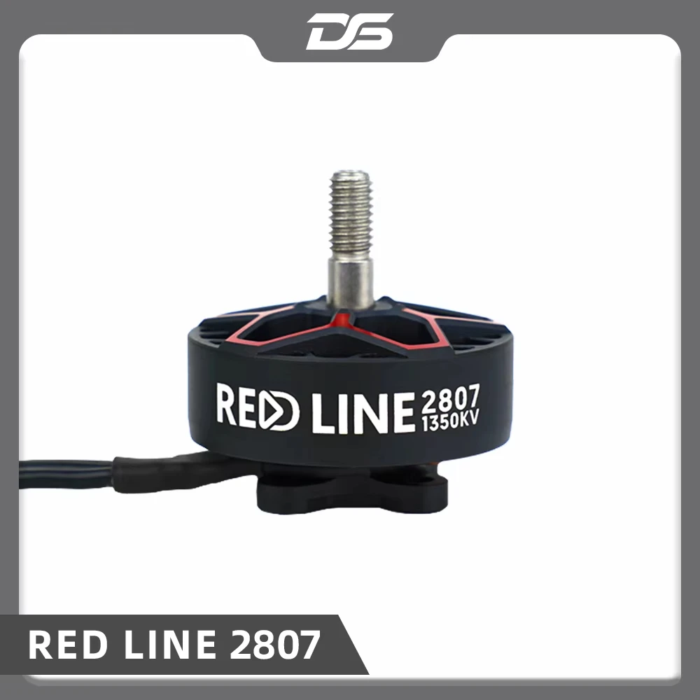 DeepSpace RED LINE 2807 1350KV 6S Brushless Motor | High-Thrust Power Core for FPV 7-8inch Freestyle Long Range Drones